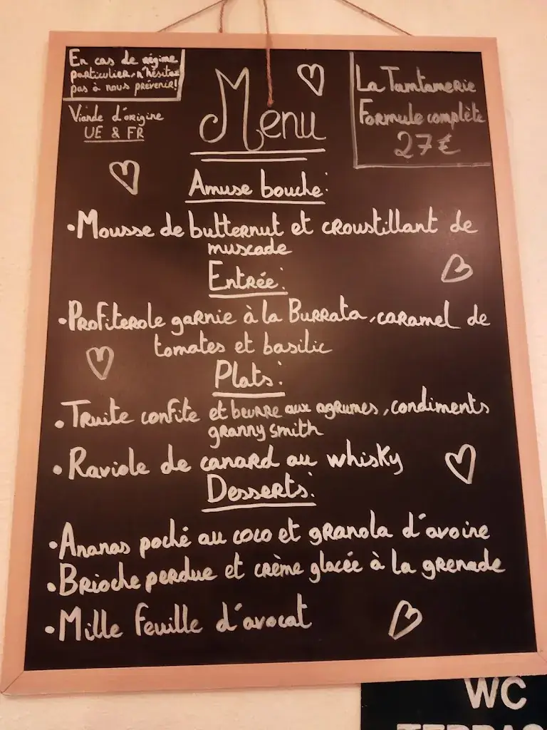 Menu_La Tamtamerie - Restaurant /Bar Villeurbanne_Villeurbanne_image_4