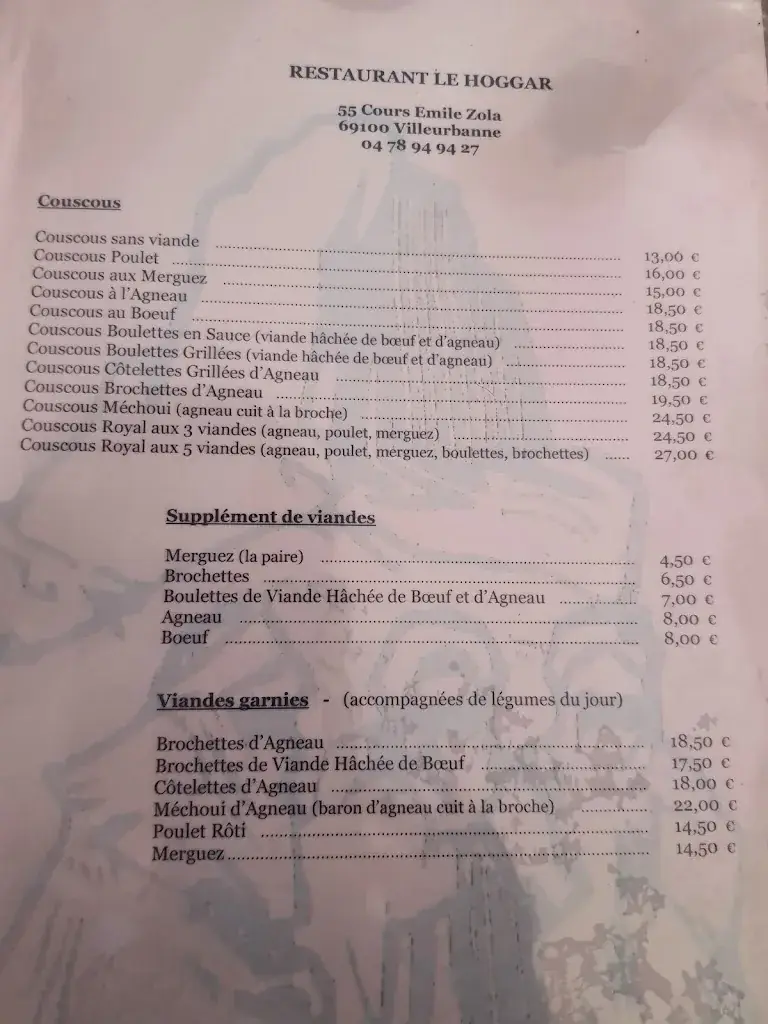 Menu_Le Hoggar_Villeurbanne_image_3