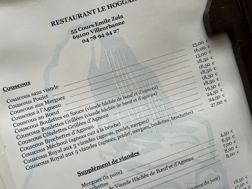 Menu_Le Hoggar_Villeurbanne_image_4
