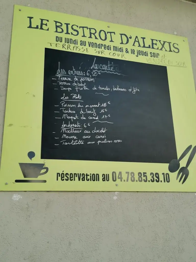 Menu_Le Bistrot d'Alexis_Villeurbanne_image_1