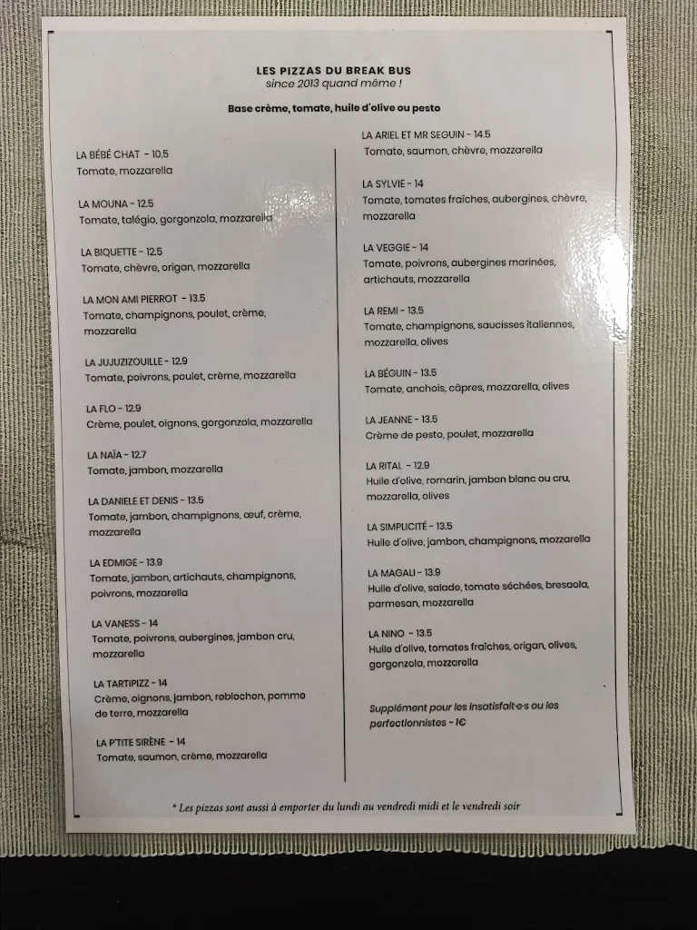 Menu_L'Appart des frangines_Villeurbanne_immagine_1