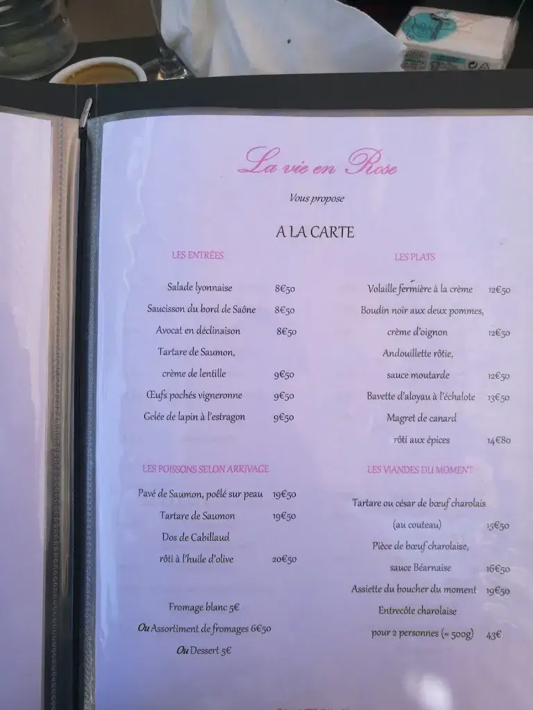 Menu_La Vie En Rose_Albigny-sur-Saône_image_4