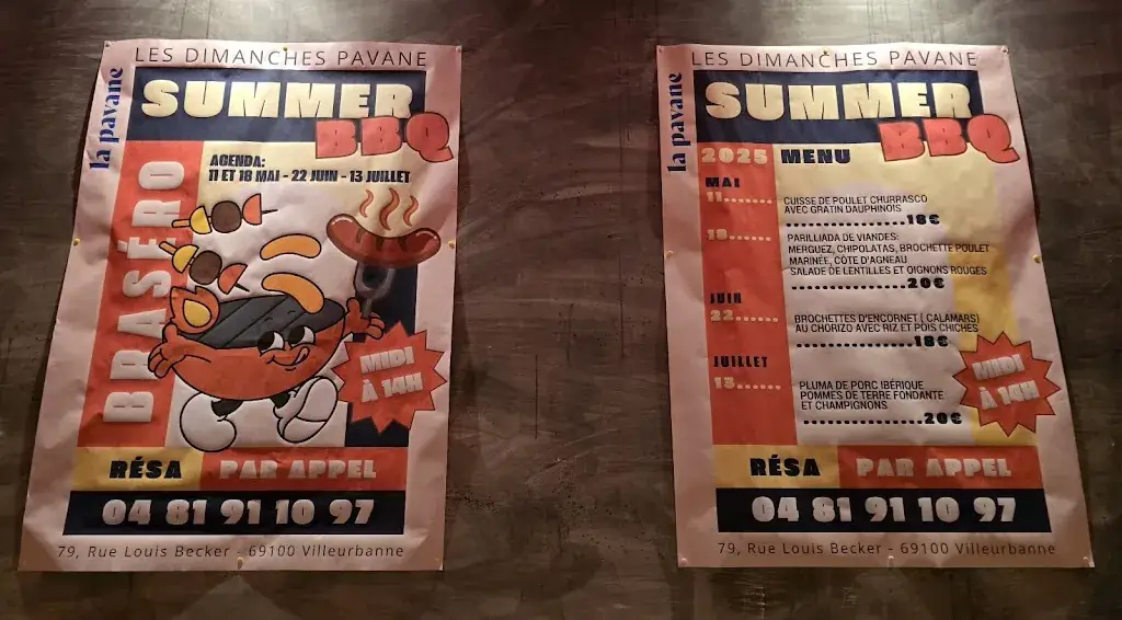 Menu_La Pavane Villeurbanne_Villeurbanne_image_4