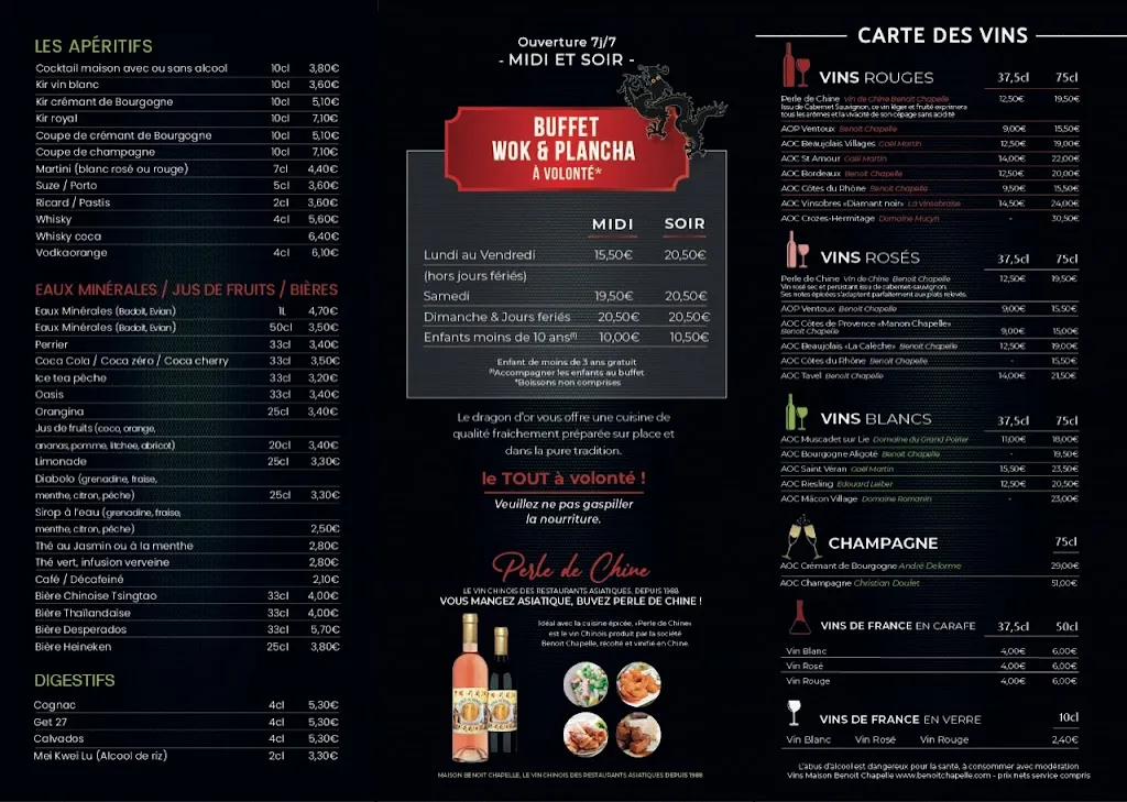 Au Dragon d'Or_Arbent_menu_image_1