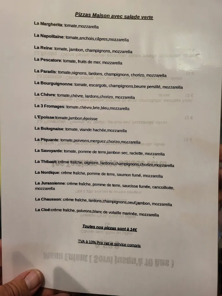 Menu_Auberge du Paradis_Losne_imagen_1