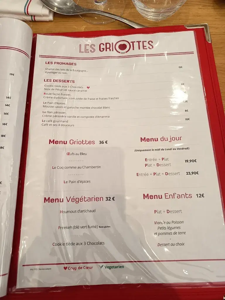 Menu_Restaurant Les Griottes_Gevrey-Chambertin_image_2