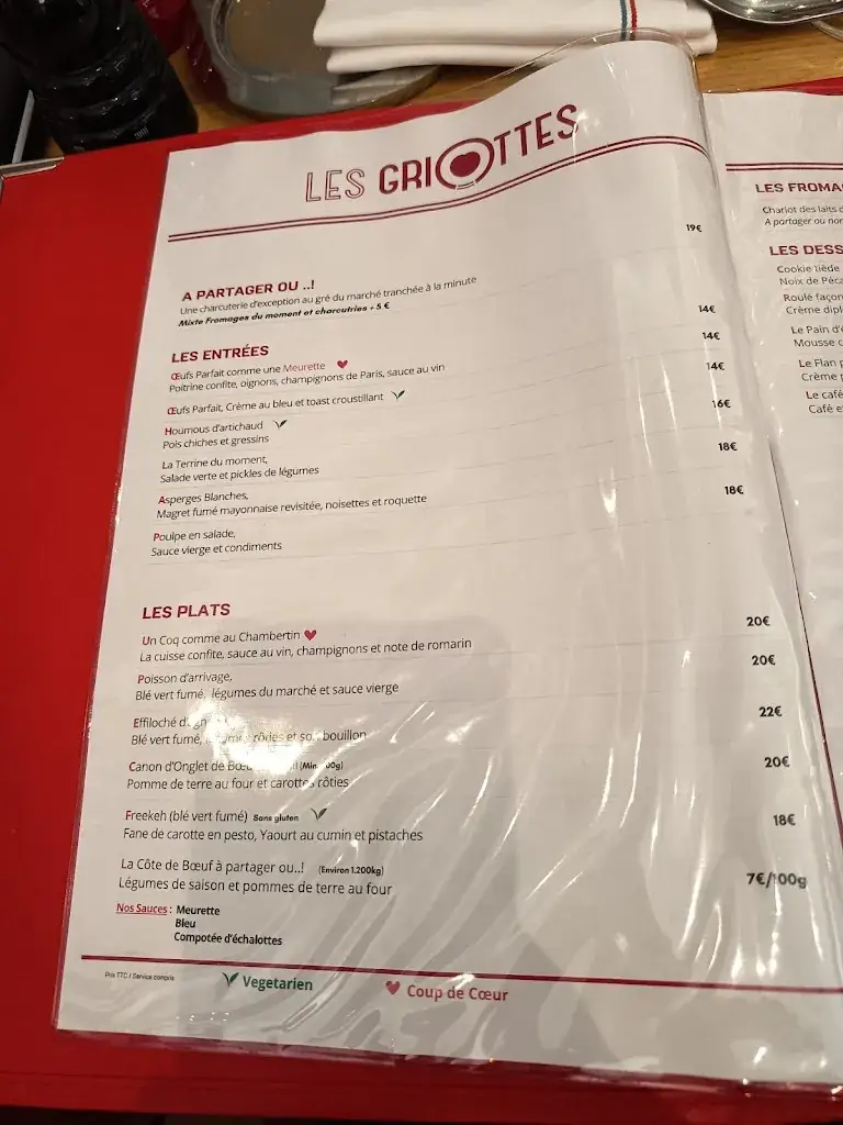 Menu_Restaurant Les Griottes_Gevrey-Chambertin_image_3