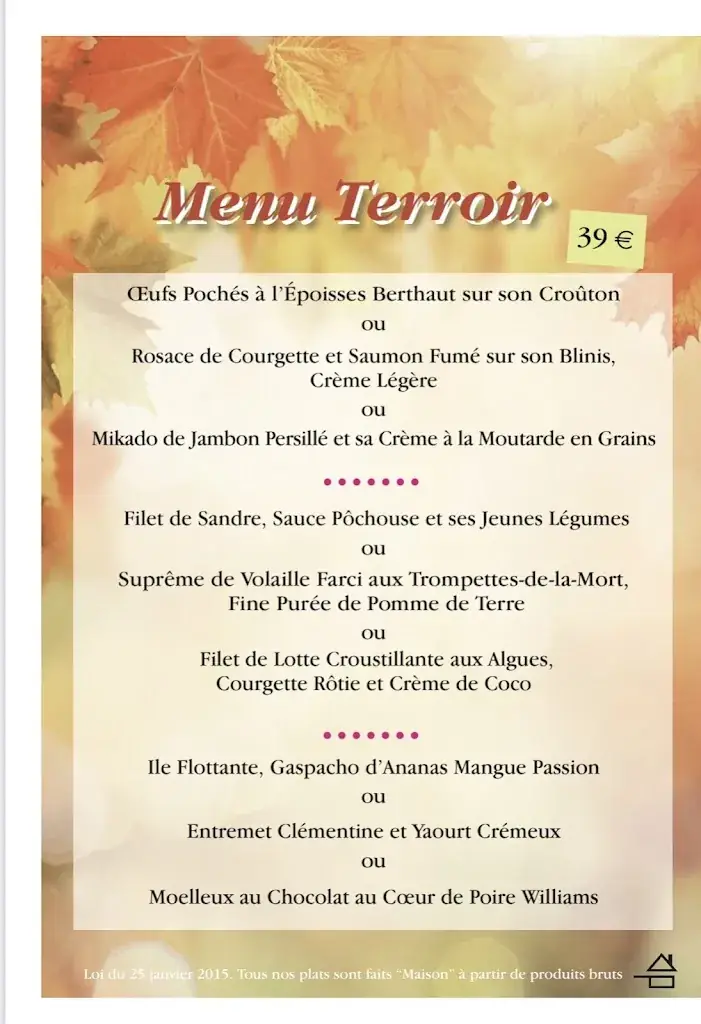 Menu_Restaurant Les Marronniers d'Arc sur Tille_Arc-sur-Tille_image_4