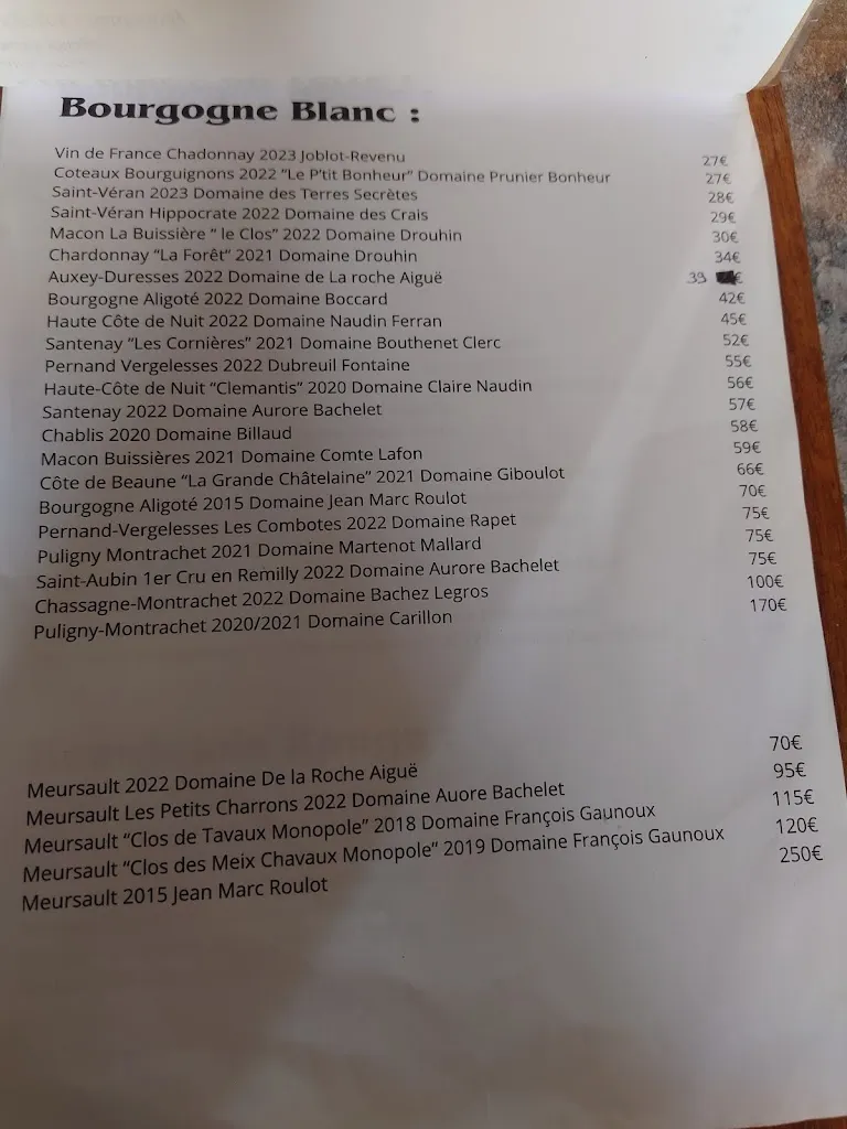 Menu_Restaurant - Le Chateau D'Arnay_Arnay-le-Duc_image_1