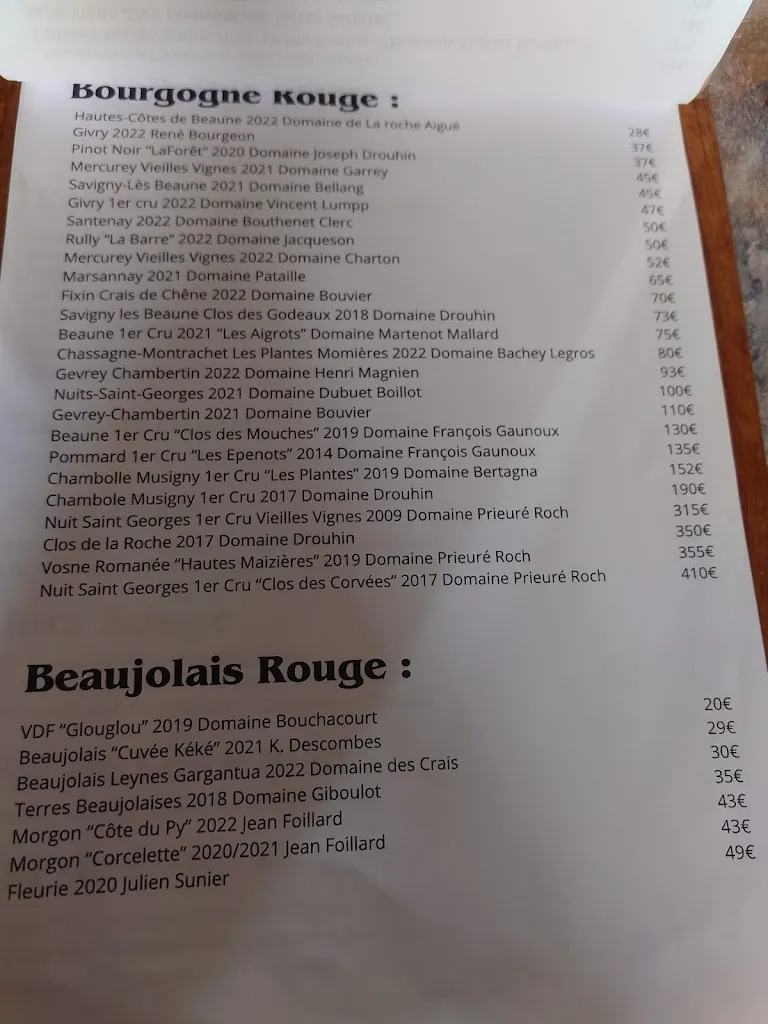 Menu_Restaurant - Le Chateau D'Arnay_Arnay-le-Duc_image_2