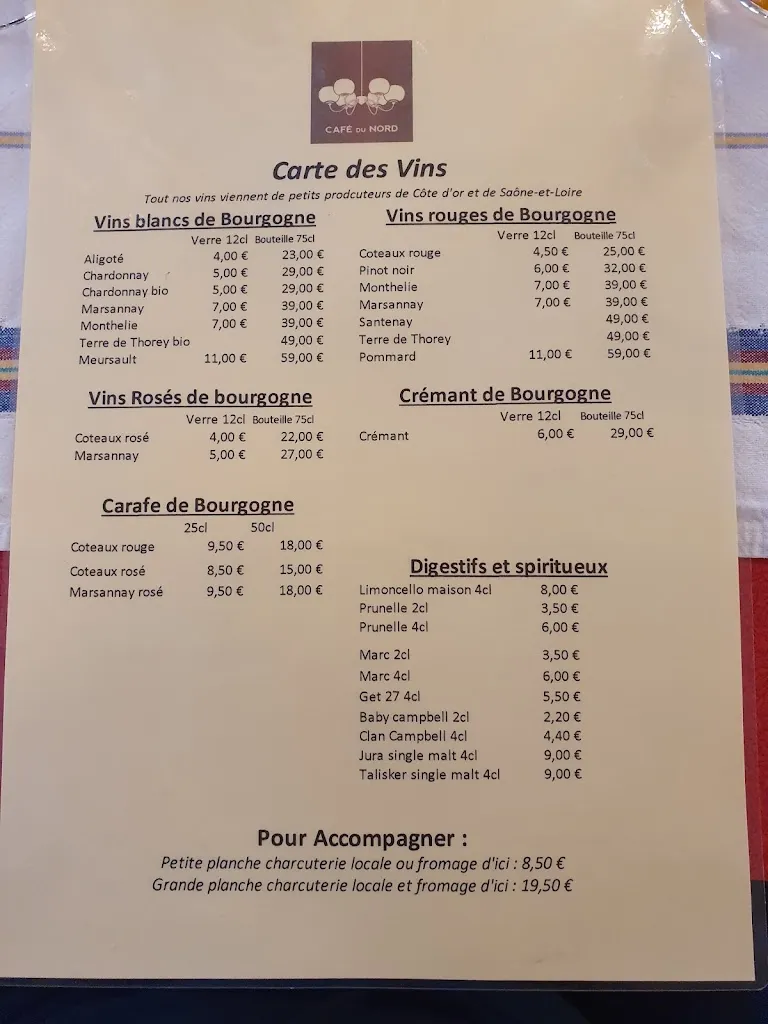 Menu_Café du Nord_Arnay-le-Duc_image_2