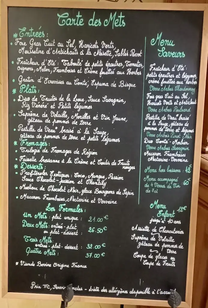 Menu_Le Relais d'Arc-et-Senans_Arc-et-Senans_image_2