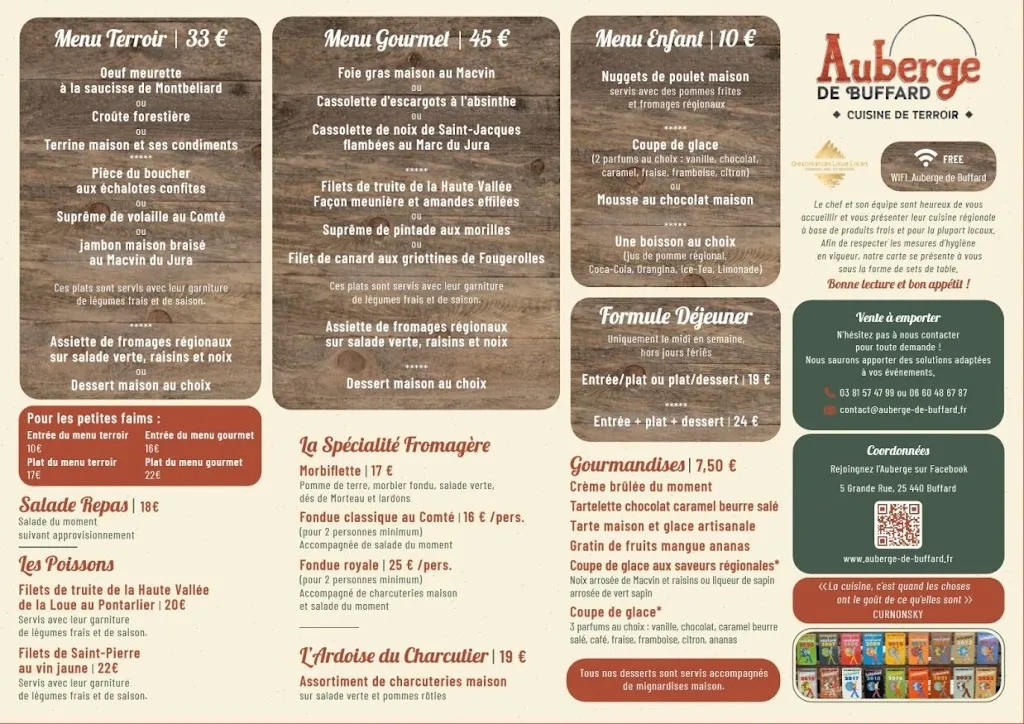 Menu_Auberge de Buffard_Buffard_image_2
