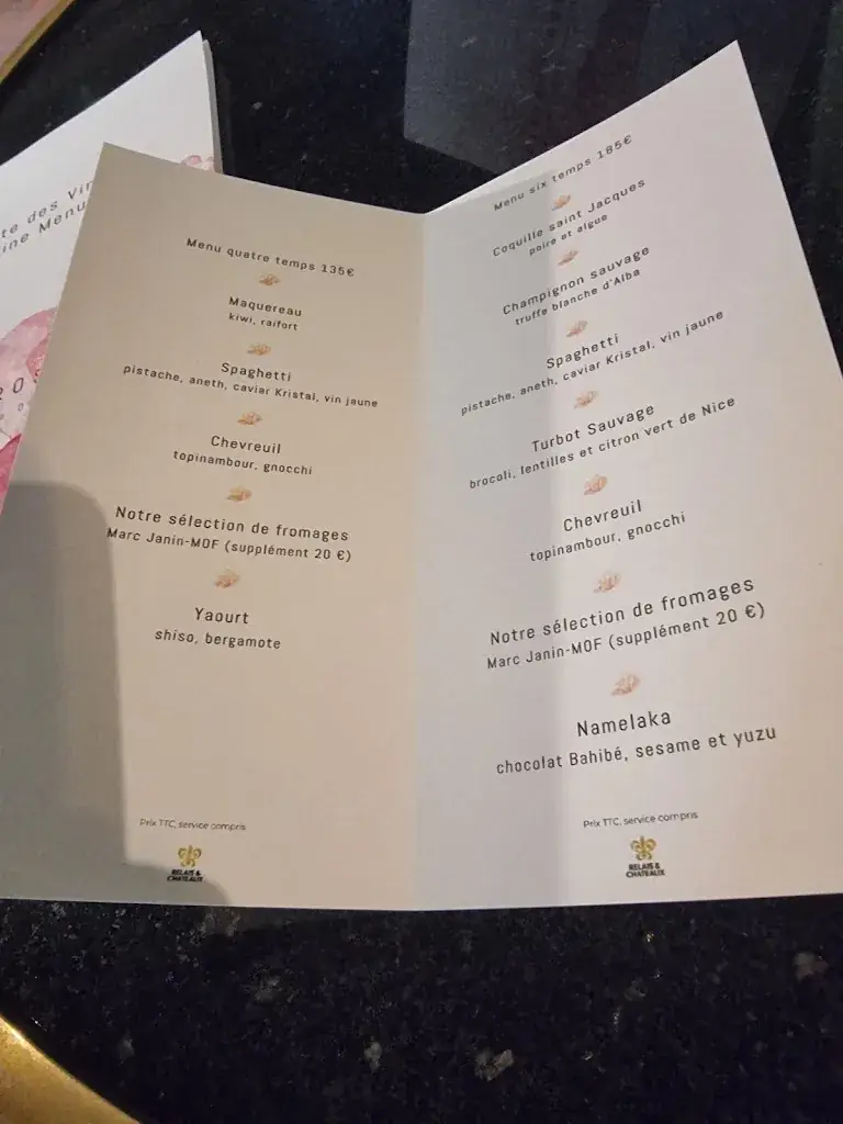 Menu_Restaurant Maison Rosella_Port-Lesney_image_1