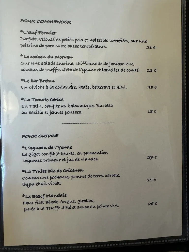 Menu_Restaurant À la maison_Auxerre_immagine_4