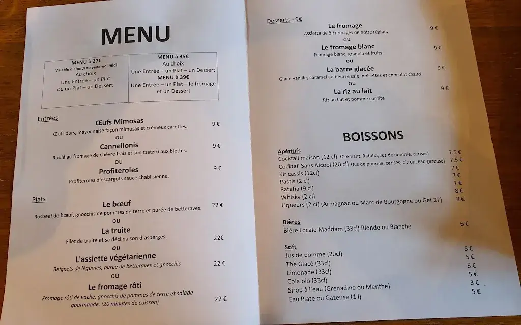 Menu_Le Maison Fort_Auxerre_image_1