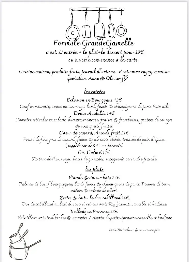 Menu_Restaurant Au Grandgousier_Auxerre_image_1