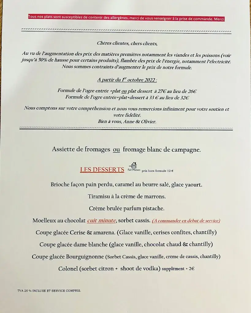 Menu_Restaurant Au Grandgousier_Auxerre_image_3