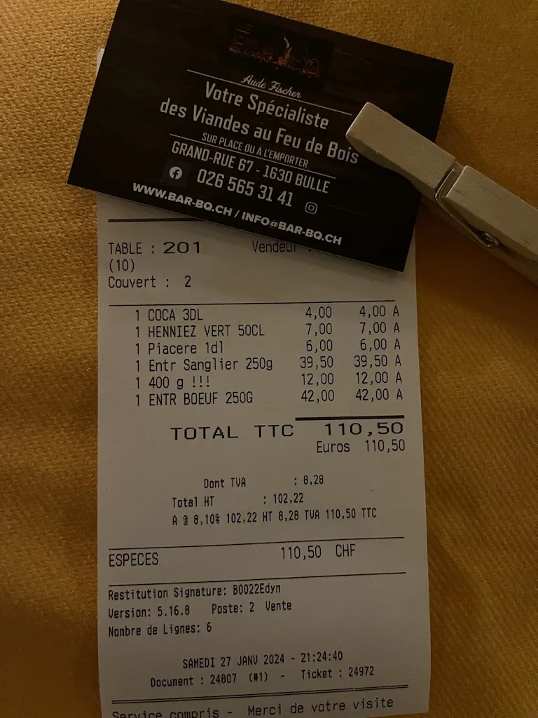 Sara Bonecher_Le Bar’BQ Restaurant_Bulle_review