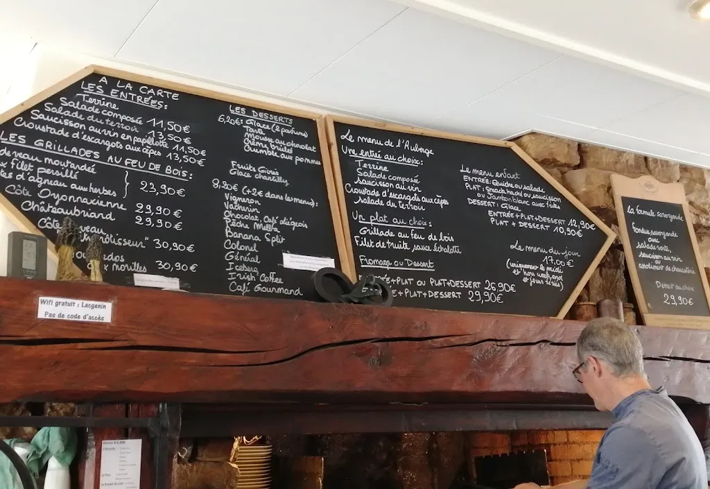 Menu_Auberge du Lac Genin_Charix_image_2