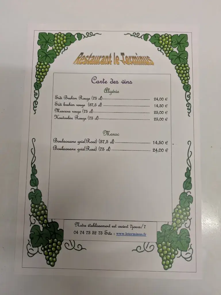 Menu_Le Terminus_Oyonnax_image_2