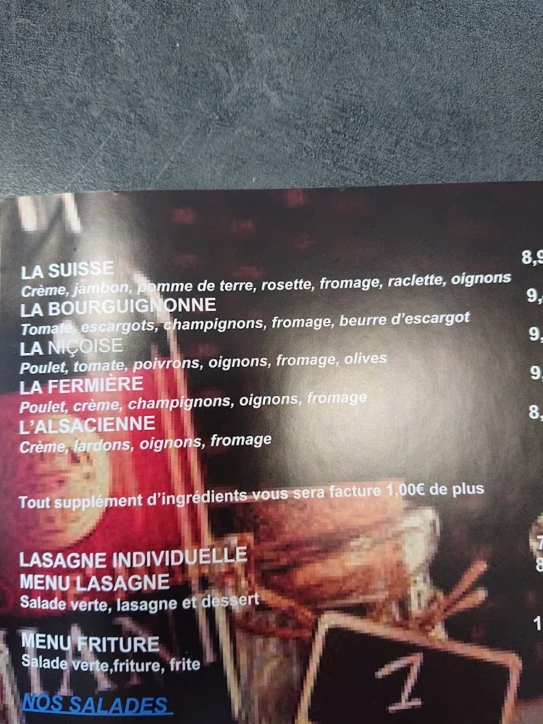 Menu_Pizzeria La Calabria_Bavans_image_4