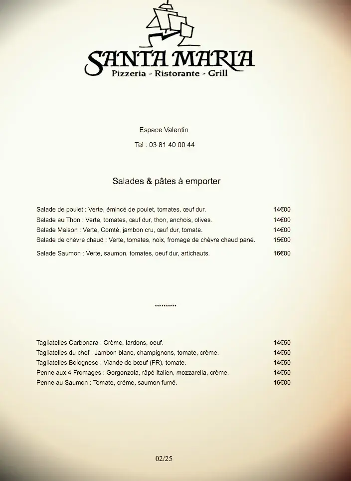 Menu_Santa Maria_Châtillon-le-Duc_immagine_1