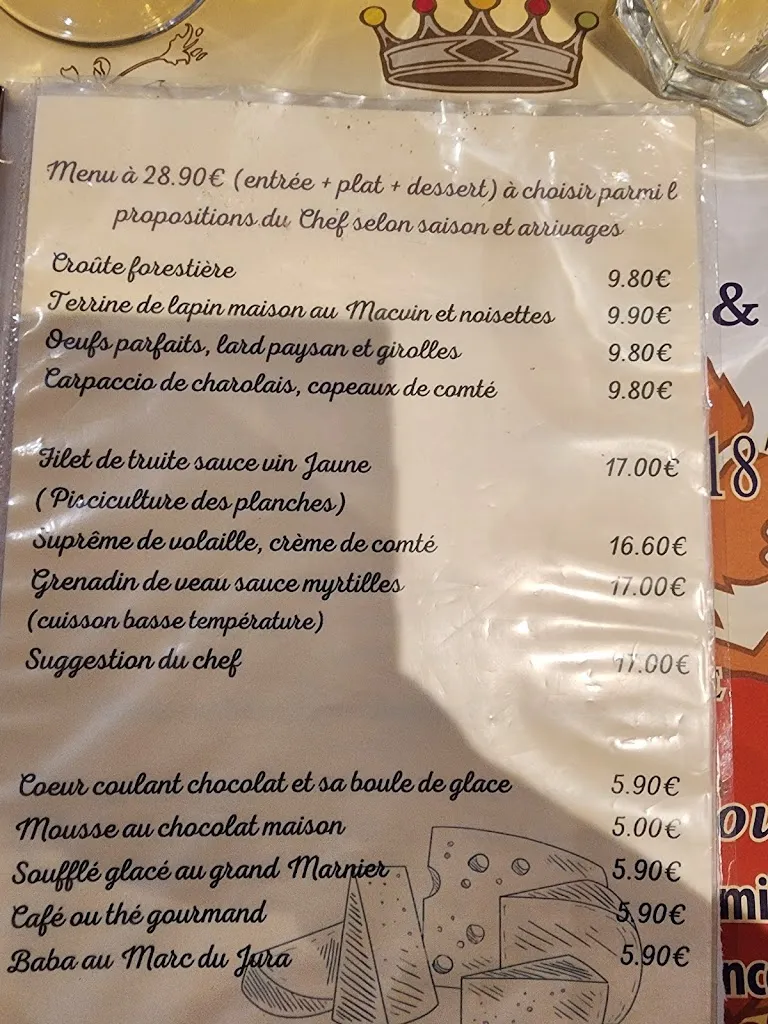 Menu_Au Petit Jurassien_Arbois_image_1