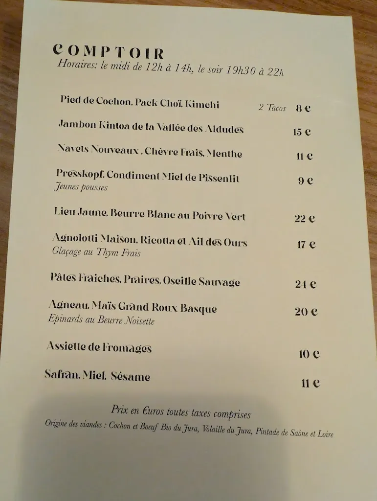 Menu_Restaurant Circus_Arbois_image_2