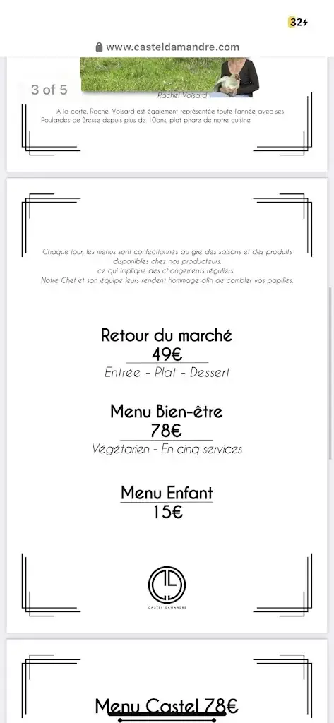 Menu_Castel Damandre - Demeures & Châteaux_Planches-près-Arbois_image_4