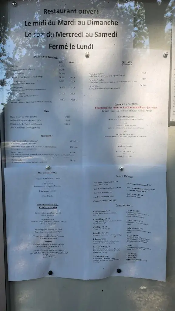 Menu_Le fer à cheval_Châtelaine_image_1