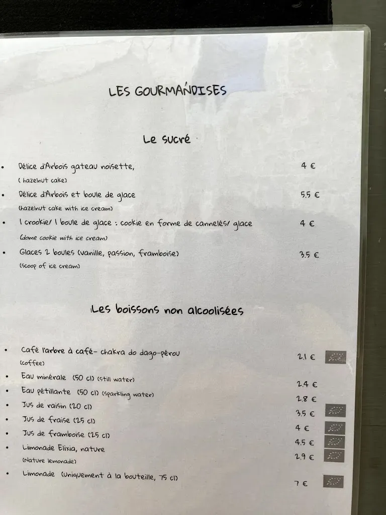 Menu_Domaine de la Tournelle / bistrot de la Tournelle_Arbois_image_2