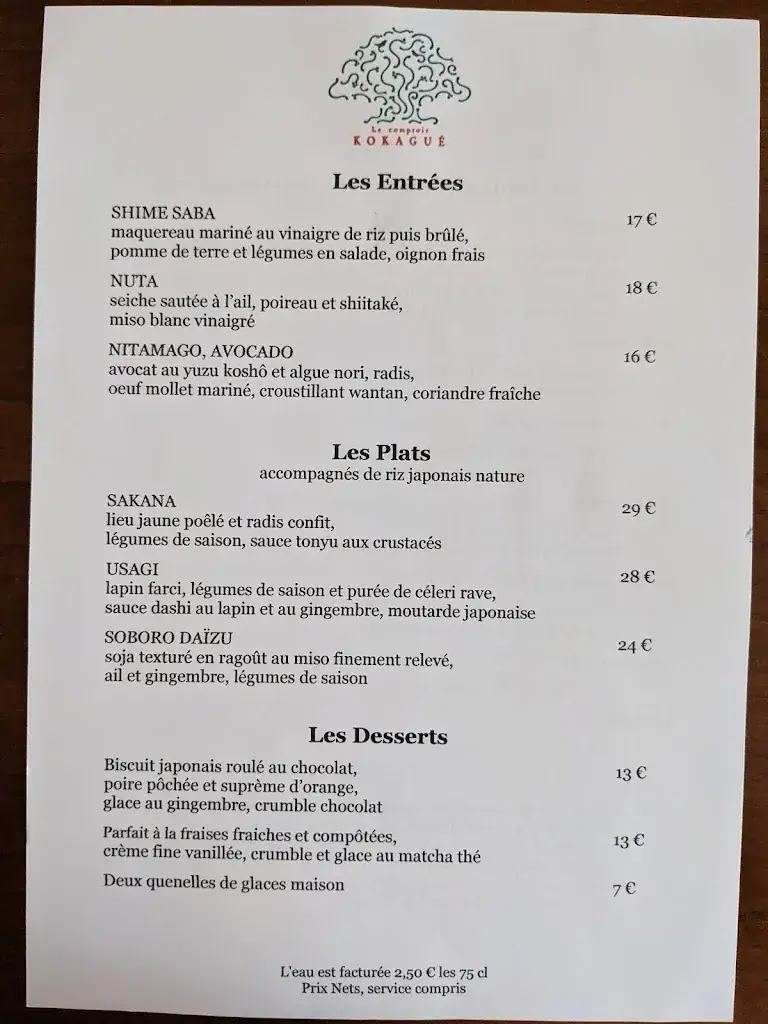 Menu_Le Comptoir Kokagué_Mouchard_image_4