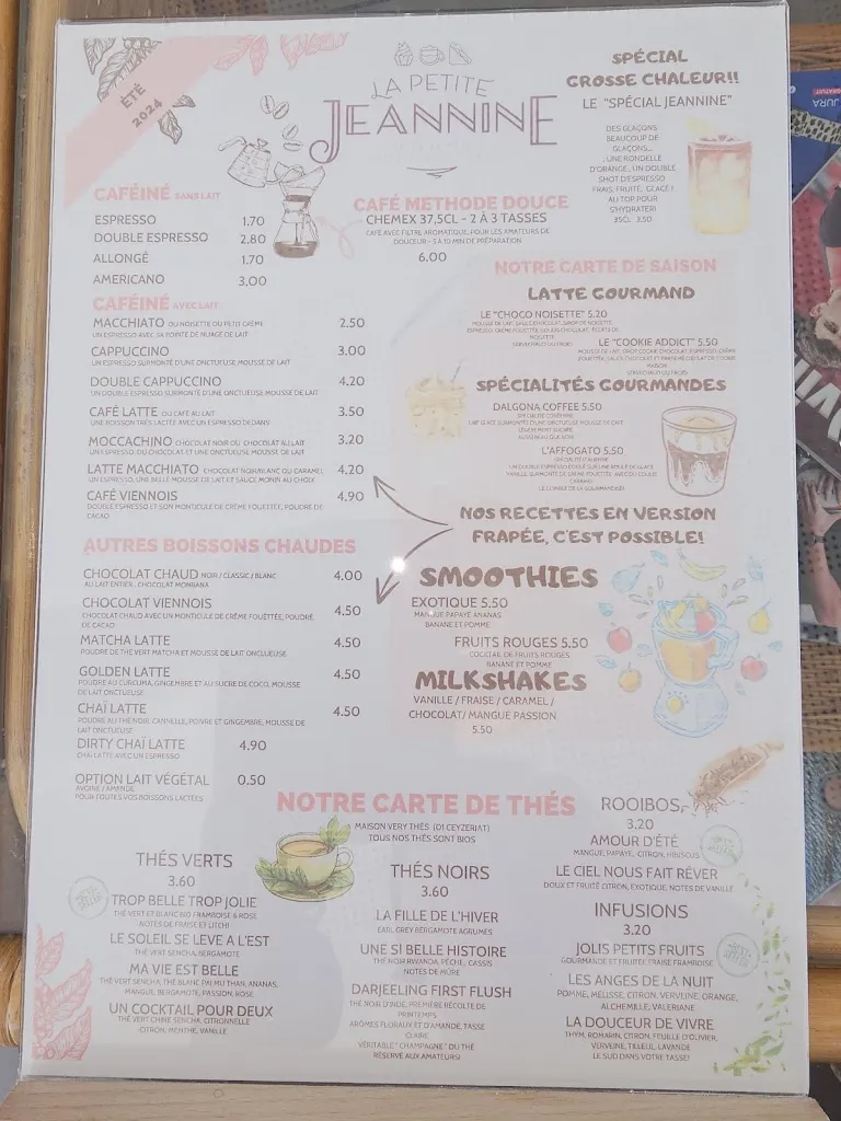 Menu_La Petite Jeannine_Oyonnax_image_1