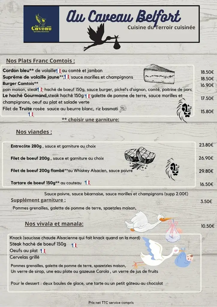 Menu_Au Caveau Belfort_Belfort_immagine_1
