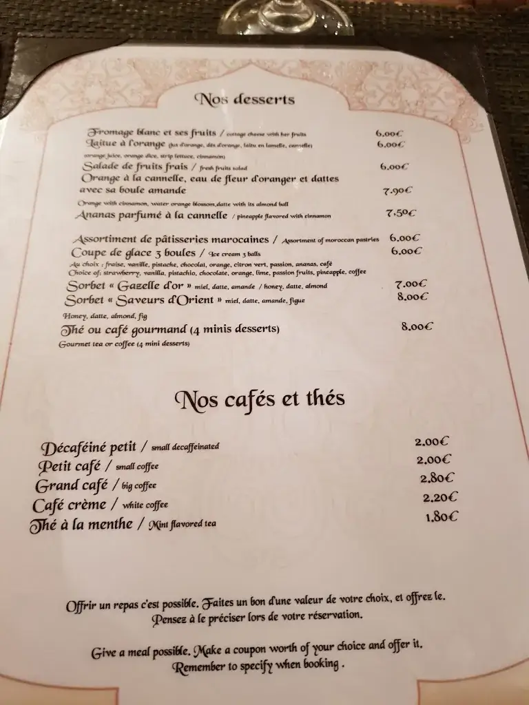 Menu_La Gazelle d'Or_Belfort_image_4