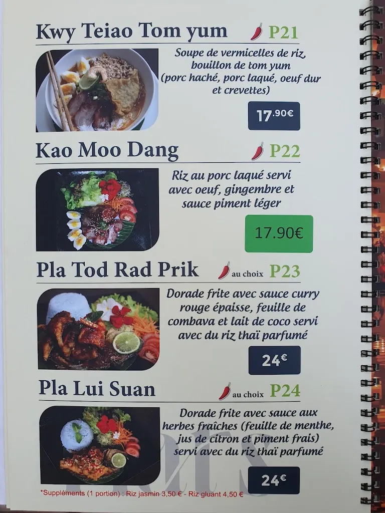 Menu_Petite thaï Restaurant_Belfort_immagine_1