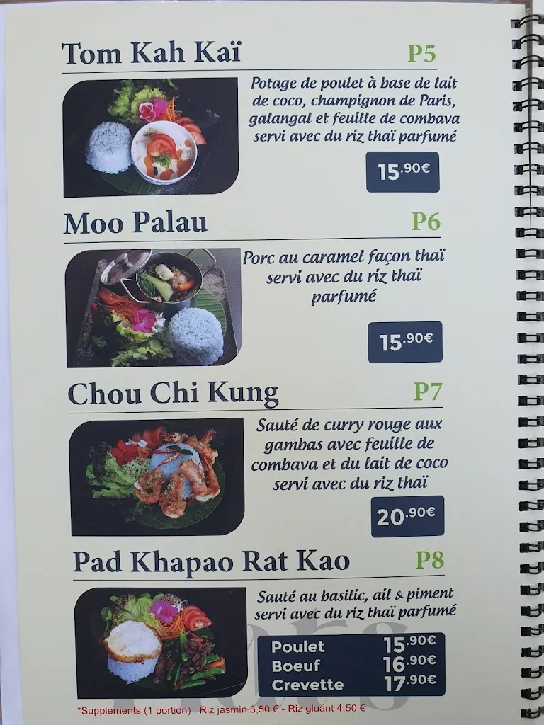 Menu_Petite thaï Restaurant_Belfort_immagine_3