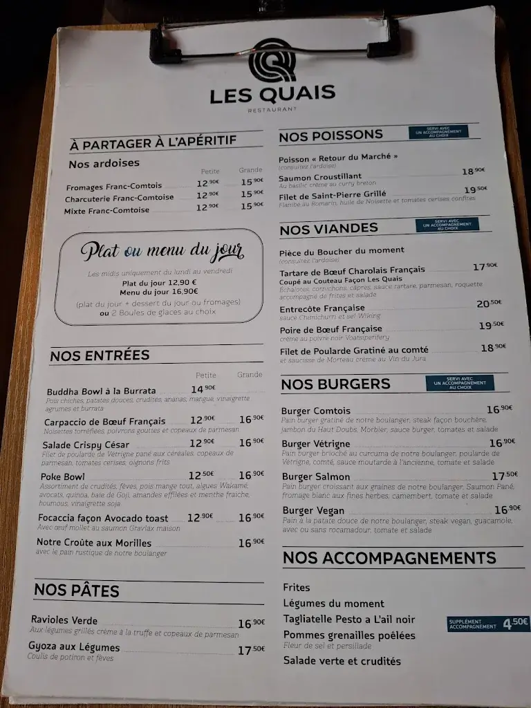 Menu_Restaurant Les Quais_Belfort_image_1