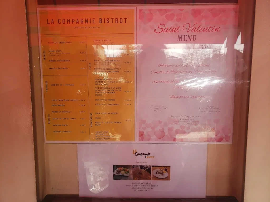 Menu_La Compagnie Bistrot Belfort_Danjoutin_image_1