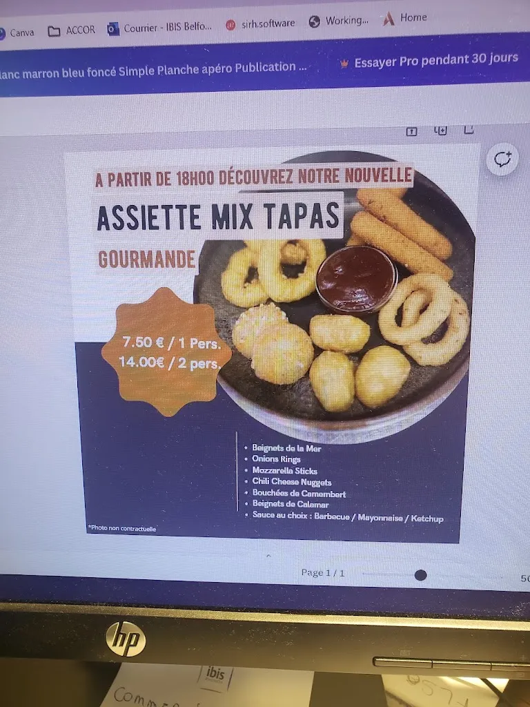 Menu_La Compagnie Bistrot Belfort_Danjoutin_image_2