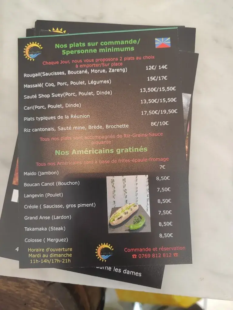 Menu_Les Z'îles Em'Baume Table Réunionnaises_Baume-les-Dames_image_1
