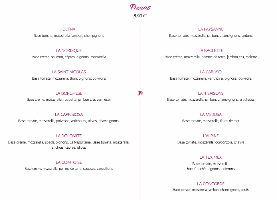 Menü_Trattoria L'Angelo_Baume-les-Dames_Bild_1