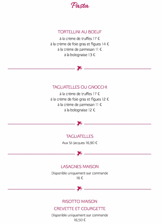 Menü_Trattoria L'Angelo_Baume-les-Dames_Bild_2