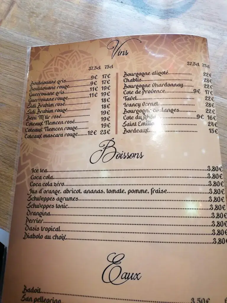 Menu_LE ROYAL COUSCOUS_Avallon_image_3