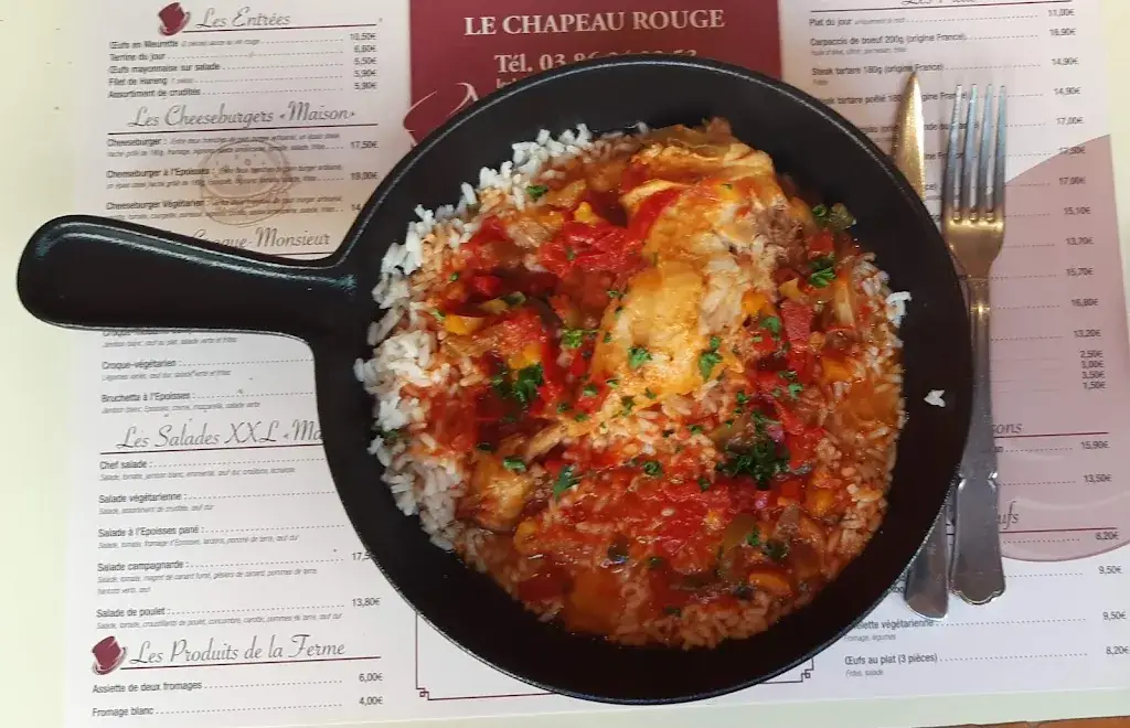 Menu_Le Chapeau Rouge_Avallon_image_2