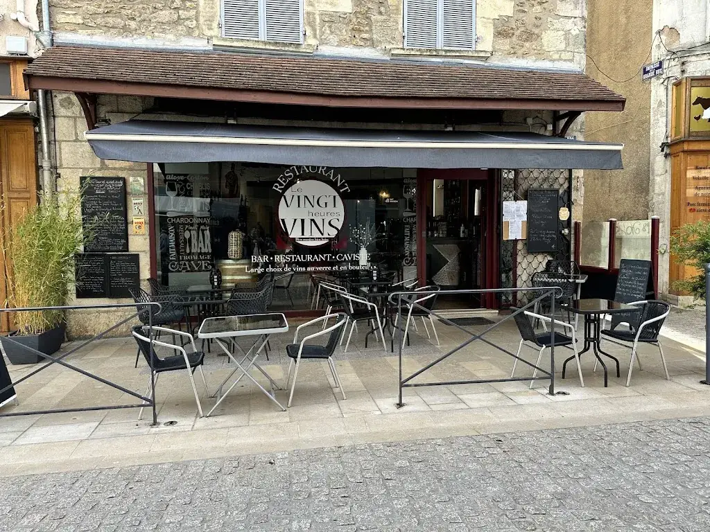 Vingt heures vins restaurant in Avallon