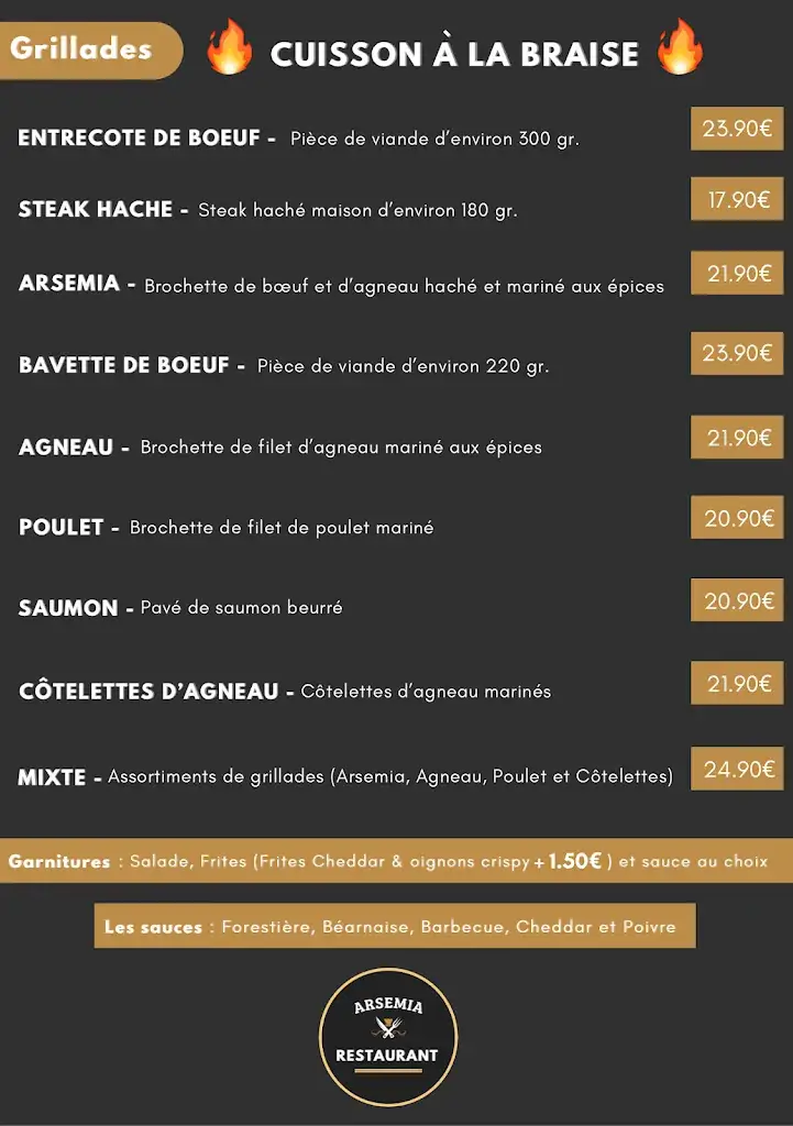 Menu_Arsemia Pizzeria & Grillades_Beure_immagine_1