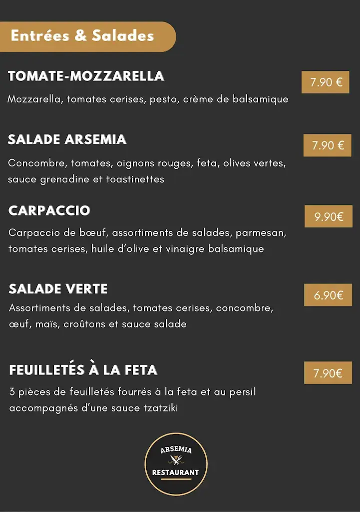 Menu_Arsemia Pizzeria & Grillades_Beure_immagine_4