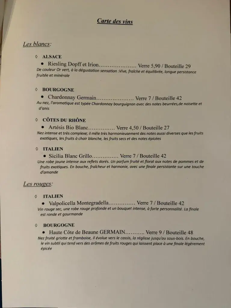 Menu_Oser Restaurant_Montbéliard_image_3